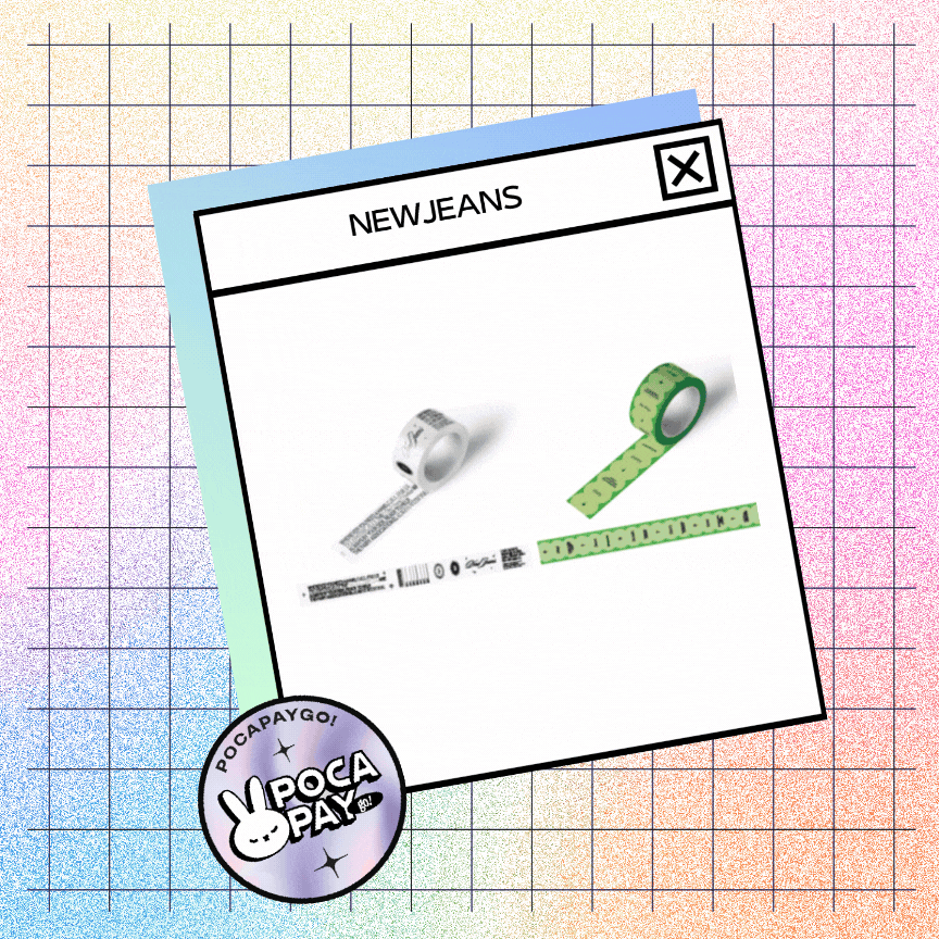 NEWJEANS - 2025 SEASON'S GREETINGS POP UP OFFICIAL MD MASKING TAPE SET