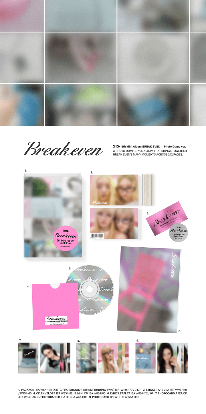 [VIDEO CALL FANSIGN] 5th Mini Album ‘BREAK EVEN’ (Photo Dump ver.) 3