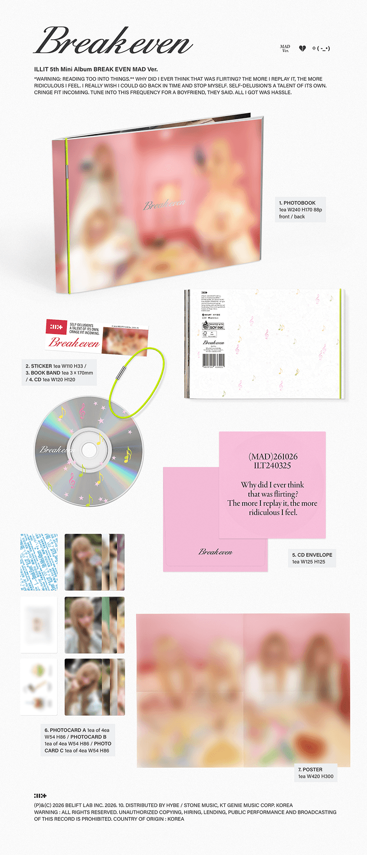 [EARLY-BIRD] 5th Mini Album ‘BREAK EVEN’ (ALEATORIO) 5
