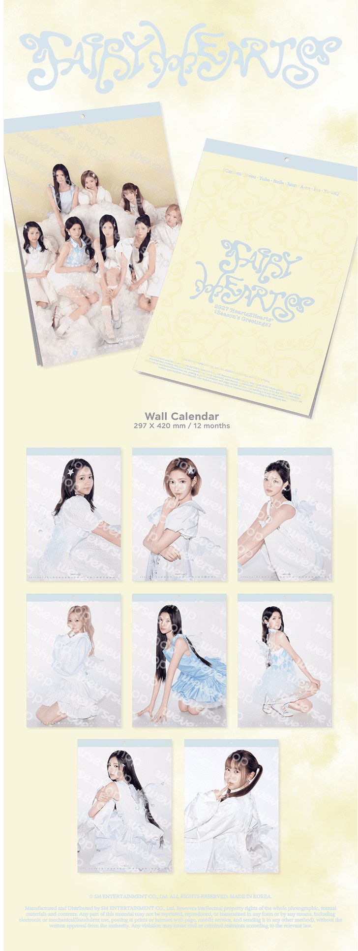 Hearts2Hearts 2027 Season's Greetings (Set) 4