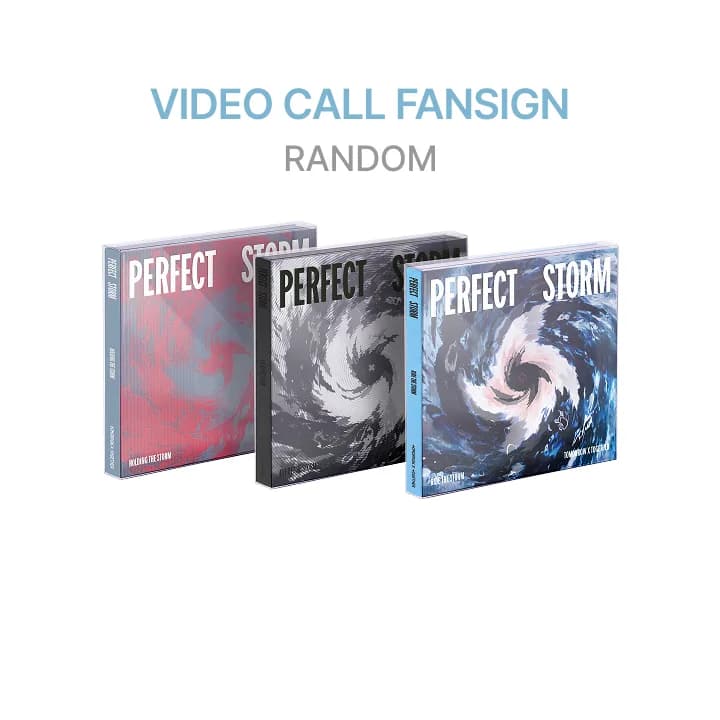 [VIDEO CALL FANSIGN] 9th Mini Album 'PERFECT STORM' (Random)