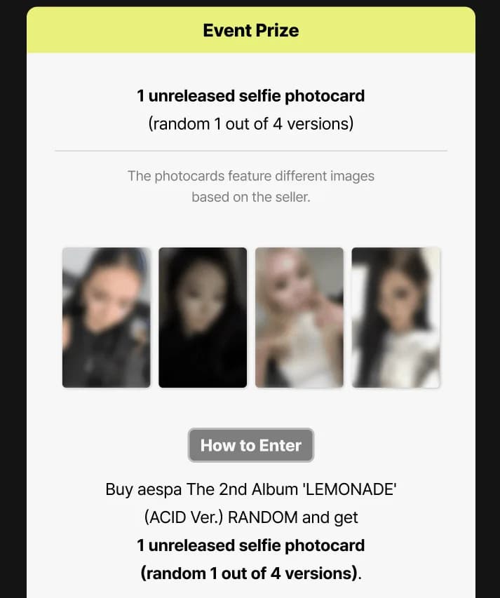 The 2nd Album [LEMONADE] (ACID Ver.) (Random) 3