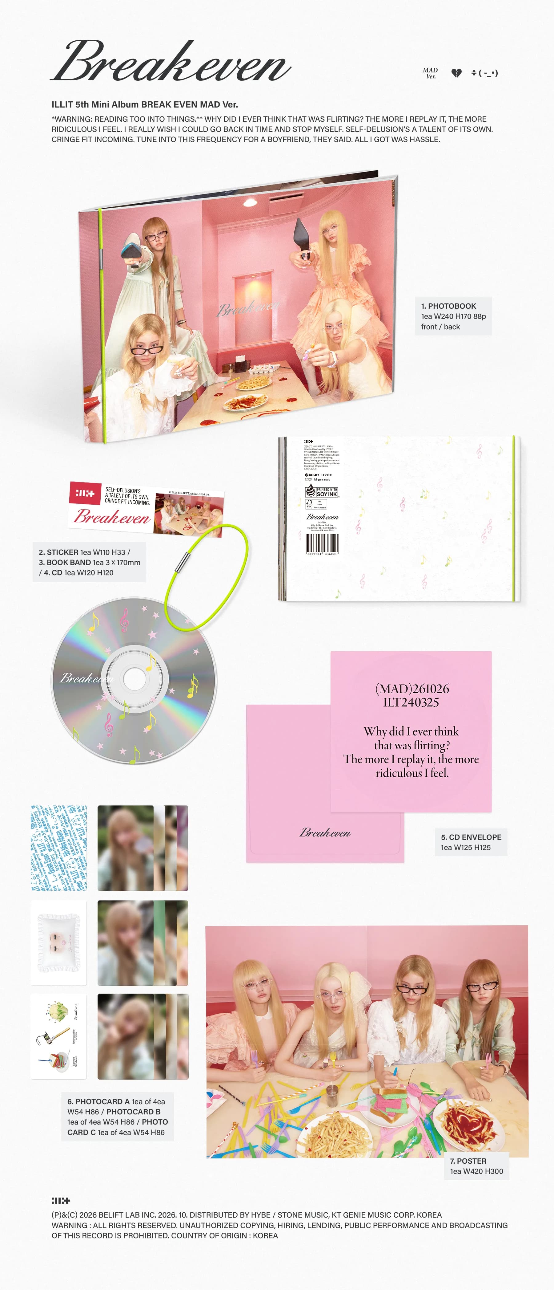 5th Mini Album ‘BREAK EVEN’ (Set) — ILLIT 4