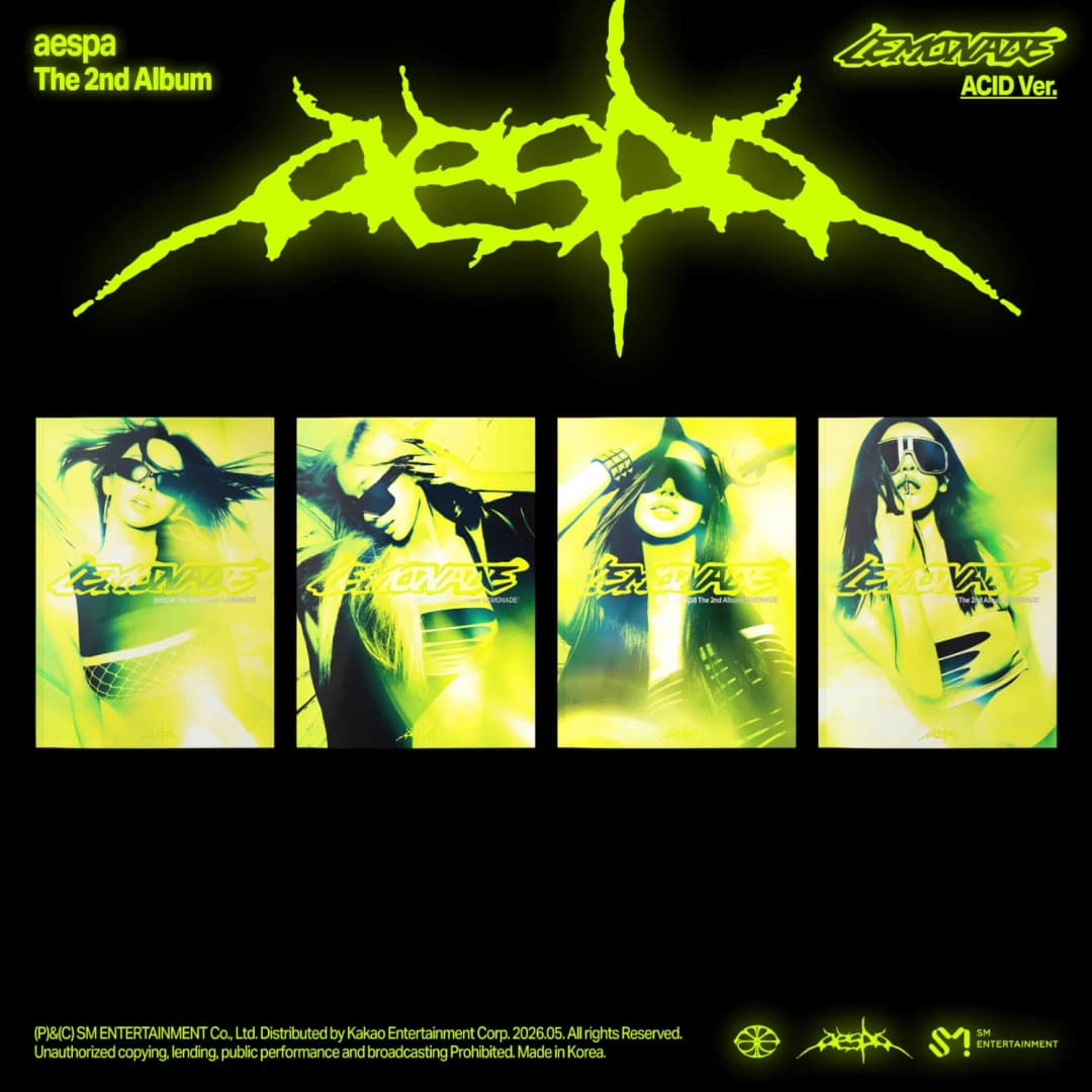 Aespa 2nd Regular Album [LEMONADE] ACID (4 SET) — comprar en POCAPAY GO