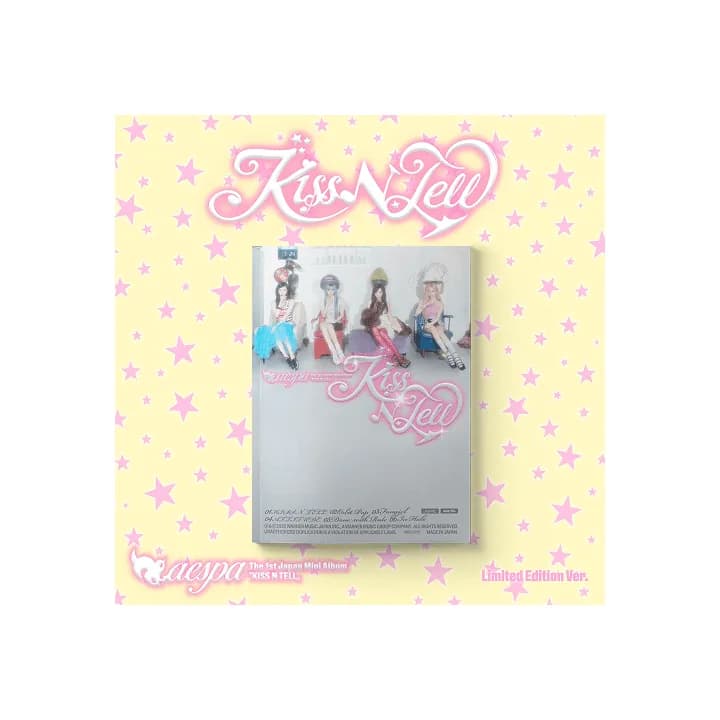 Aespa - Primer mini álbum japonés [Kiss N Tell] (Edición limitada) 1