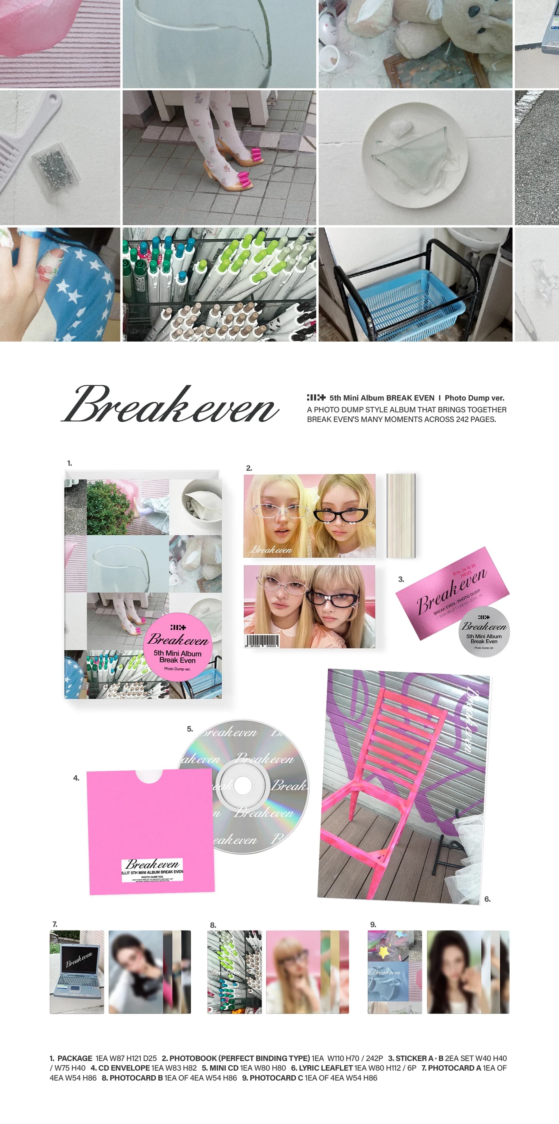 5th Mini Album ‘BREAK EVEN’ (Photo Dump ver.) — ILLIT 2