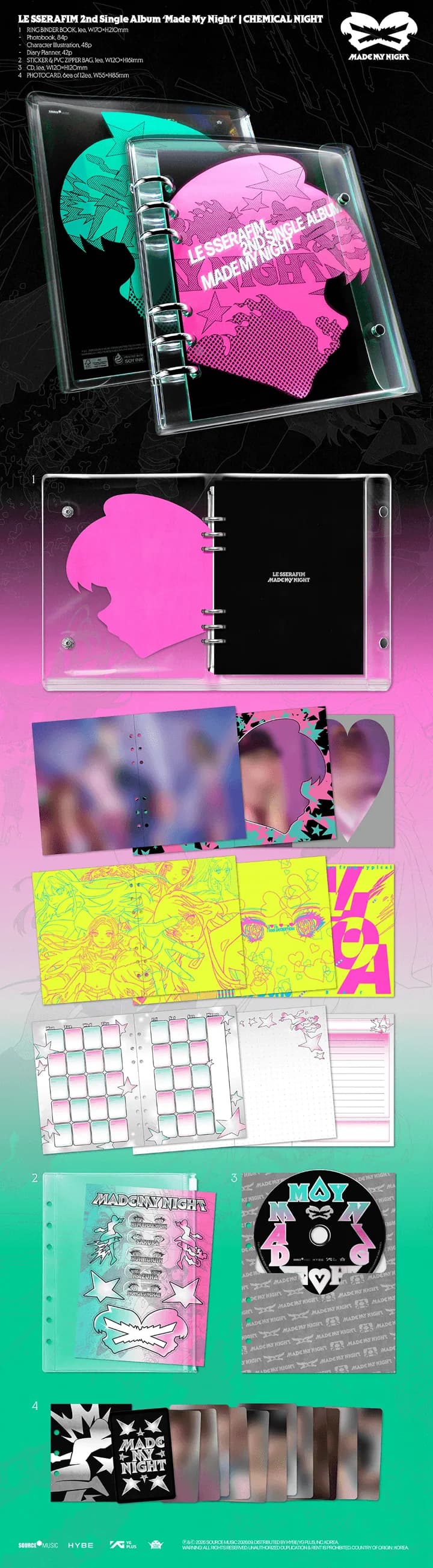2nd Single Album 'Made My Night' CHEMICAL NIGHT 3