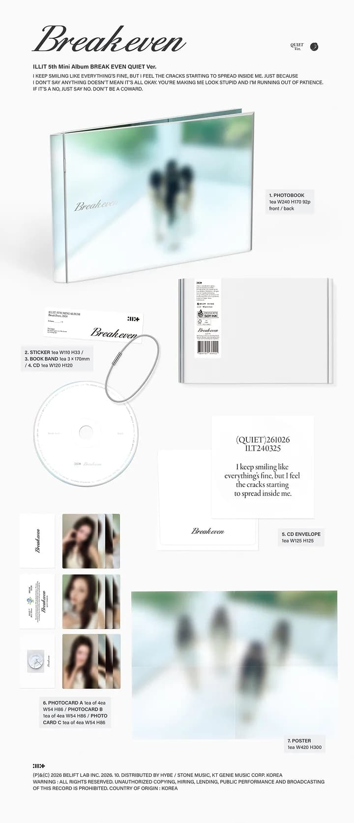 5th Mini Album ‘BREAK EVEN’ (Random) 4