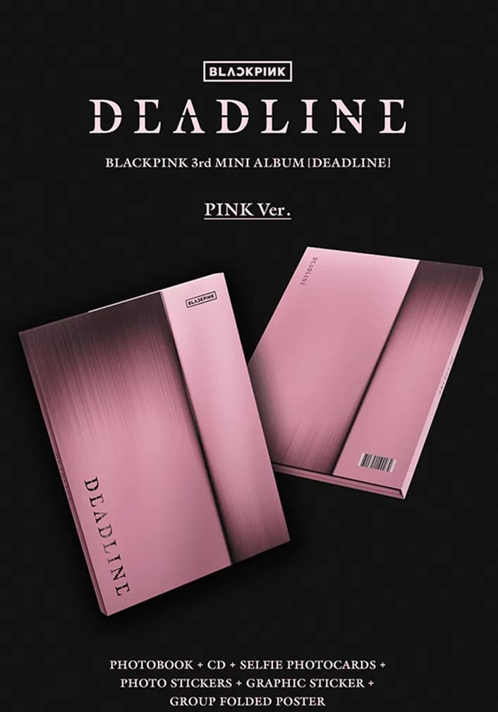 BLACKPINK 3rd MINI ALBUM [DEADLINE] PINK Ver. 1