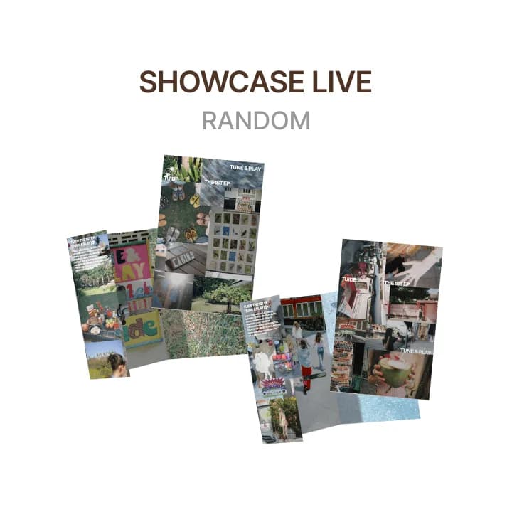 [SHOWCASE LIVE] The 1st EP [TUNE & PLAY] Weverse Albums ver. (Random)