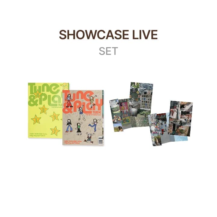 [SHOWCASE LIVE] The 1st EP [TUNE & PLAY] (Set) + The 1st EP [TUNE & PLAY] (Weverse Albums ver.) (Set) Set