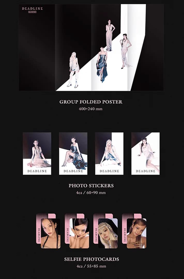 BLACKPINK 3rd MINI ALBUM [DEADLINE] PINK Ver. 2