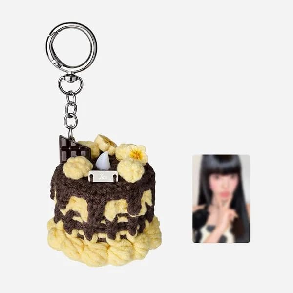 IAN (Hearts2Hearts) - [2026 SM ARTIST BIRTHDAY] CROCHET MINI CAKE KEYRING 1