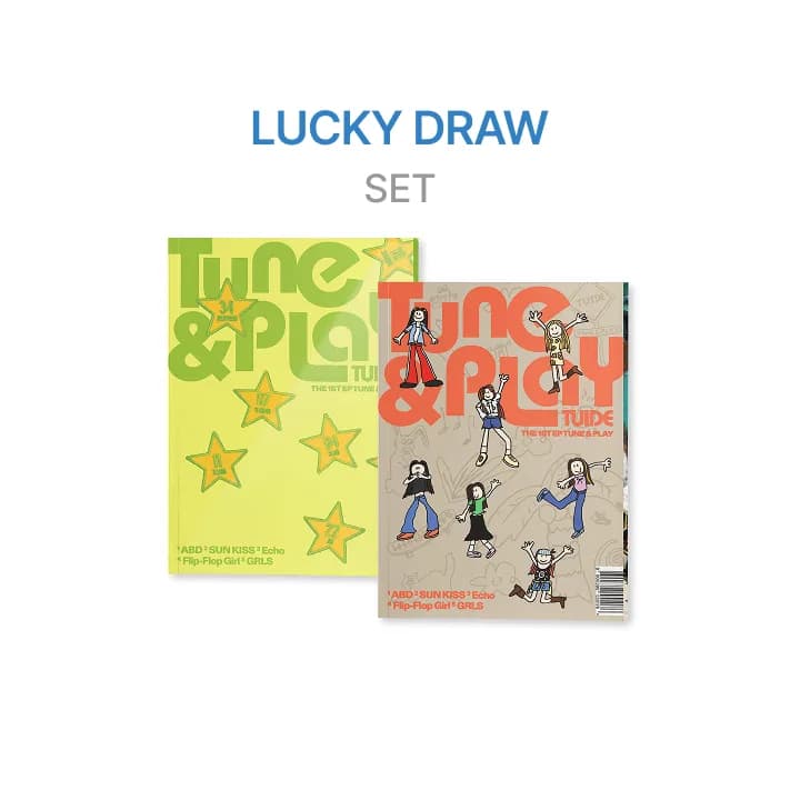 [LUCKY DRAW] The 1st EP [TUNE & PLAY] (SET)