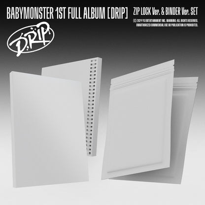 BABY MONSTER - DRIP BINDER VER. + ZIP LOCK VER.